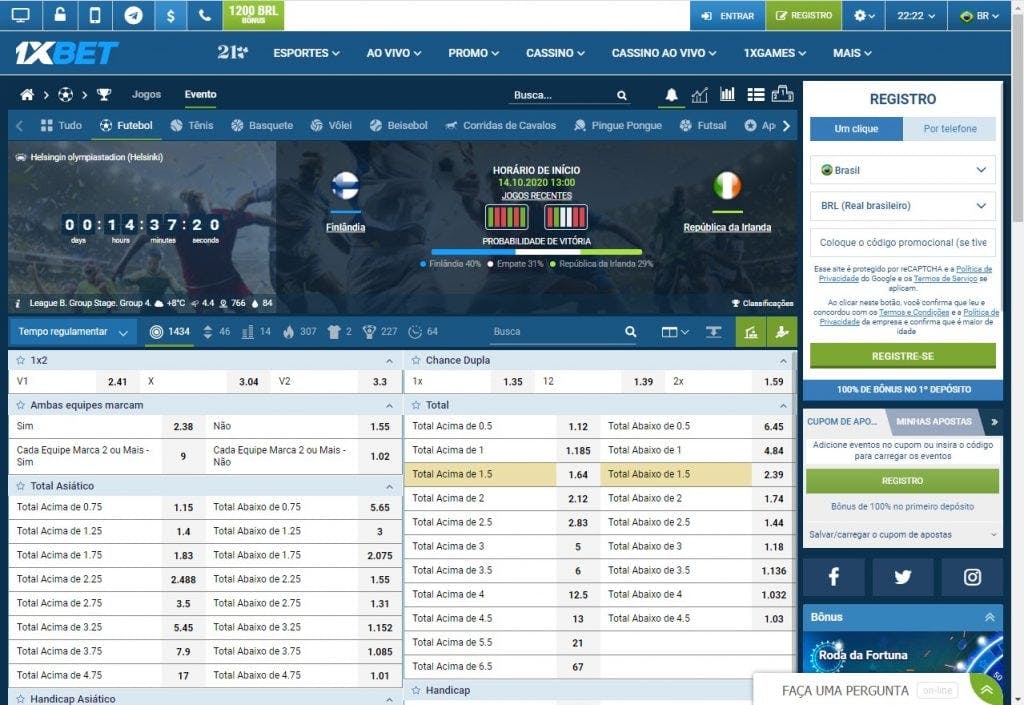 Online sports betting