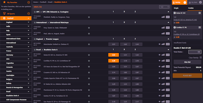 Links de apostas