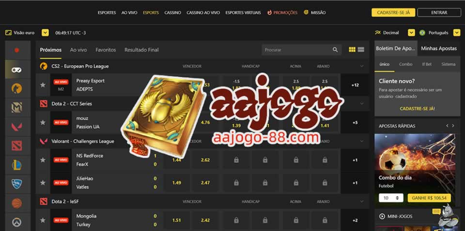 Esporte bet apostas